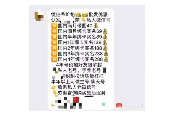 警惕微信小号售卖平台！风险丛生，这些陷阱要小心！