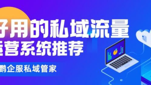 私域平台大盘点：这些常见平台你知道几个？