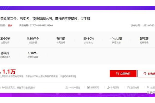 小红书 1W 粉账号价格大概是多少?